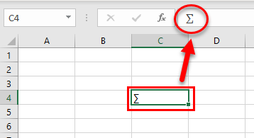 Símbolo de Sumatoria en Excel