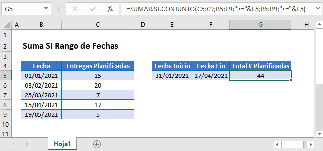 Cómo sumar en Excel [+ejemplo]