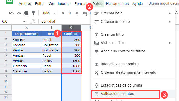 ToolTip en Google Sheets paso2