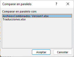 Vista Ver en Paralelo Parte2 en Excel