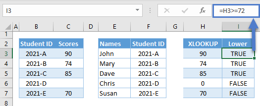 Xlookup lower boundary