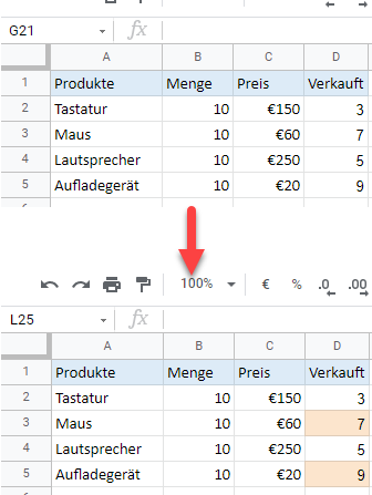 bedingte Formatierung 46