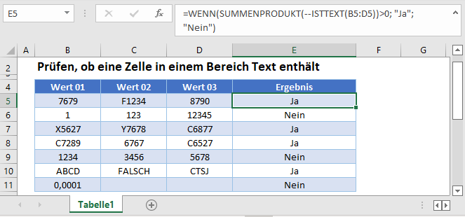 bereich enthaelt text hauptfunktion