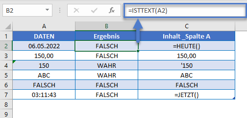 bereich enthaelt text isttext funktion