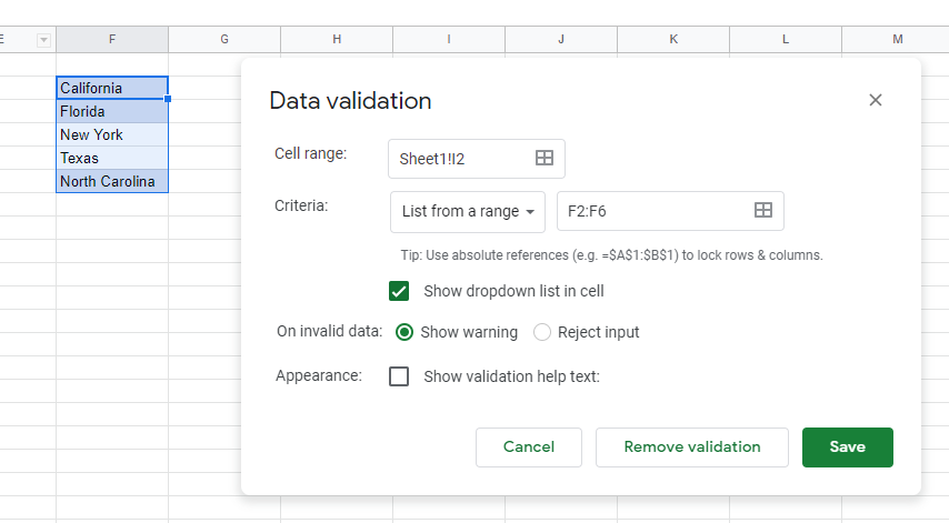 datavalidation duplicates gs datavalidation