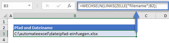 dateipfad dateiname einfuegen