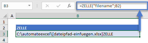 dateipfad einfuegen zelle funktion