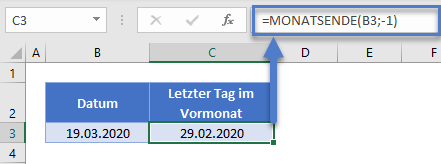 letzter tag vormonat