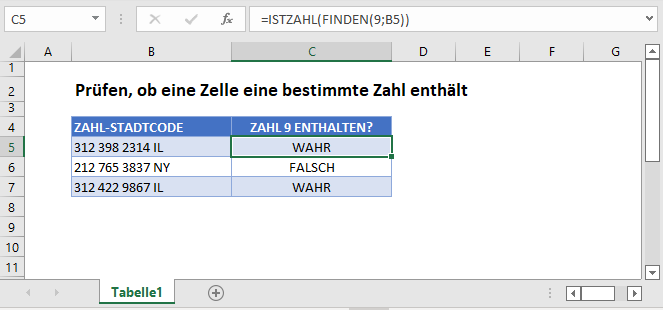 ob zelle zahl enthaelt hauptfunktion