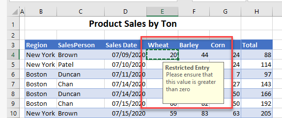 paste special excel validation