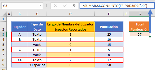 sumar si conjunto no vacías aux