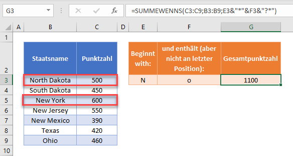 summewenns zelle text enthaelt zellenbezug zwei kriterien