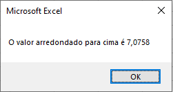 vba arredondar cima até 4 casas decimais