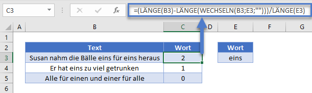 zaehlen wie oft wort vorkommt
