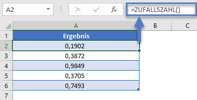 zufallsgruppen erstellen zufallszahl funktion