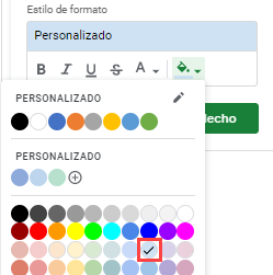 Azul Celeste en Google Sheets