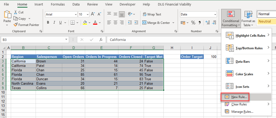 condformat line new rule