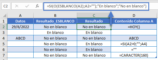 ESBLANCO no Funciona