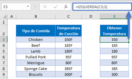 Extraer Texto de la Izquierda en Excel