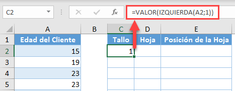 Funciones Valor e Izquierda