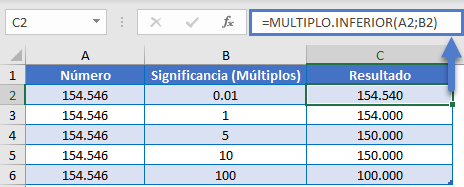 REDONDEAR MULTIPLO.INFERIOR