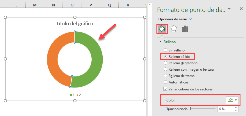 Recolorear Relleno Serie1