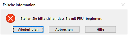 benutzerdefinierte datenueberpruefung fehlermeldung anzeigen