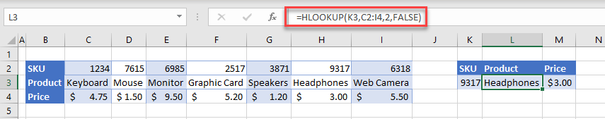 copycell hlookup