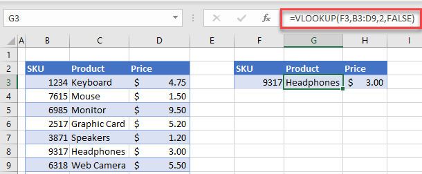 copycell vlookup