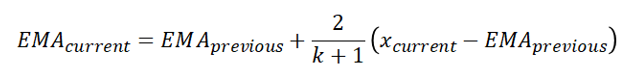 exponentieller gleitender mittelwert formel