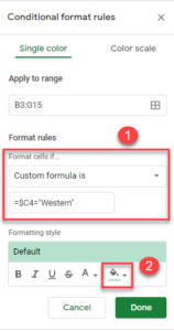 Conditional Formatting Based on Formula – Excel & Google Sheets ...