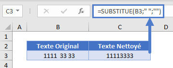 supprimer caracteres indesirables fonction substitue exemple1