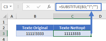 supprimer caracteres indesirables fonction substitue exemple2