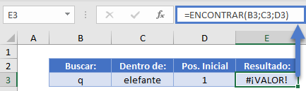 Buscar Cadena que No Existe en Excel