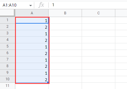 Desactivar el Autorelleno en Google Sheets