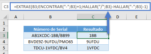 Extraer Cadena Entre Diferentes Delimitadores Función Hallar en Excel