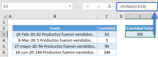 Función Extrae con Función Valor en Excel