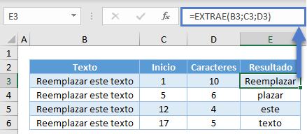 Función Extrae para Extraer Texto en Excel