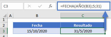 Funciones Año Fecha en Excel
