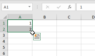 Relleno Automático Desactivado en Excel