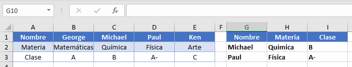 Resultado VBA BUSCARH en Excel