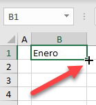 Tirador de Relleno en Excel