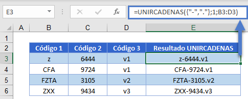 UNIRCADENAS con Diferentes Delimitadores en Excel