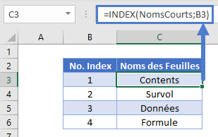 lister noms feuilles formule extraction nom courts