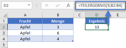 teilergebnis formel grundbeispiel