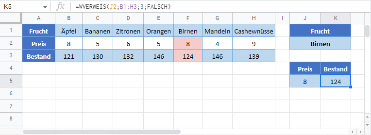 wverweis formel google sheets