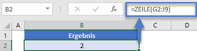 zeile formel zellenbereich