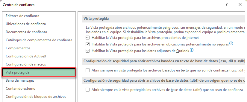 Centro de Confianza Vista Protegida