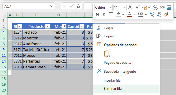 Cómo Eliminar Filas Filtradas en Excel