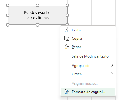 Dar Formato al Control